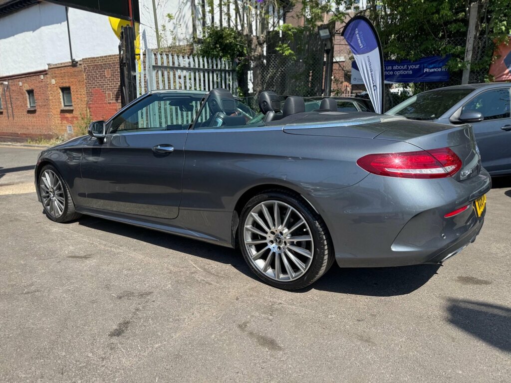 Mercedes-Benz C Class 2.0 C200 Amg Line Cabriolet G-tronic Euro 6 Ss WA18ONK Grey #5