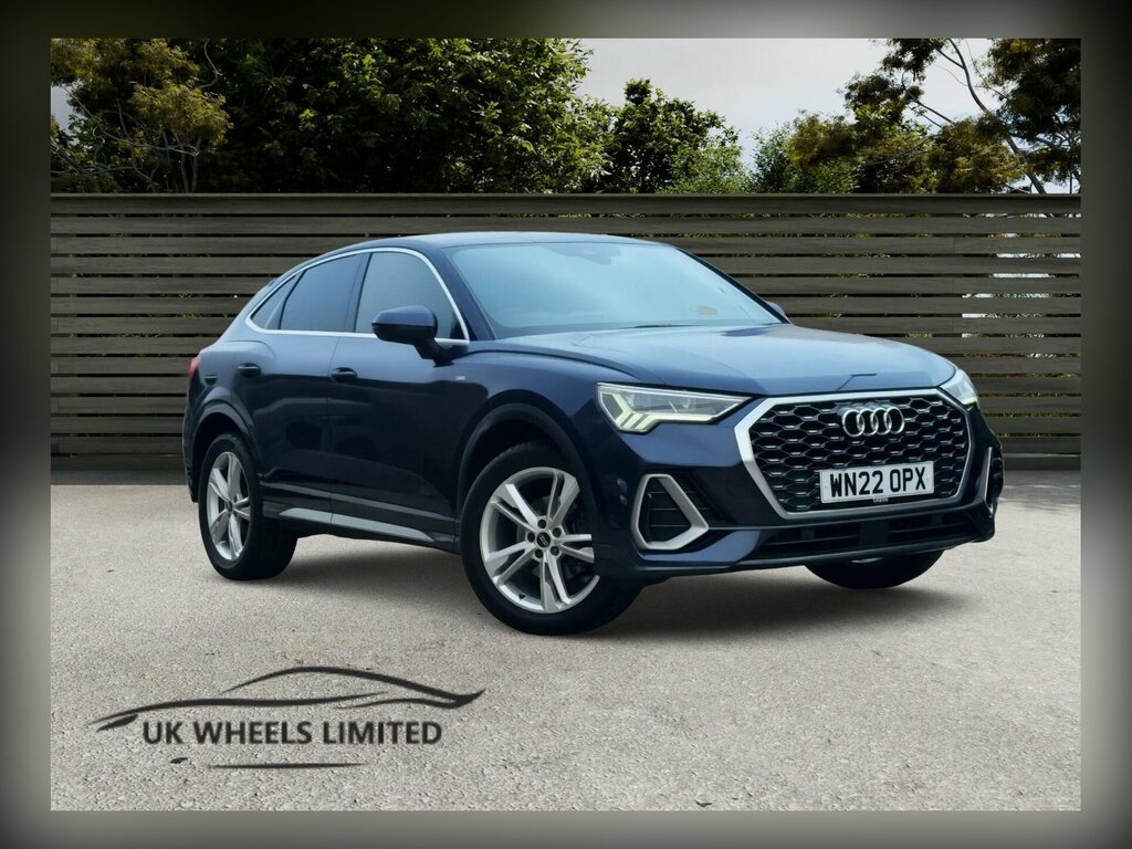 Audi Q3 1.5 Tfsi Cod 35 S Line Sportback S Tronic Euro 6 WN22OPX Blue