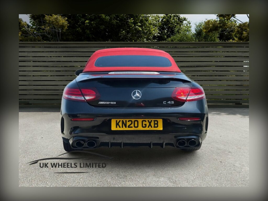 Mercedes-Benz C Class 3.0 C43 V6 Amg Premium Plus Cabriolet G-tronic Black #3