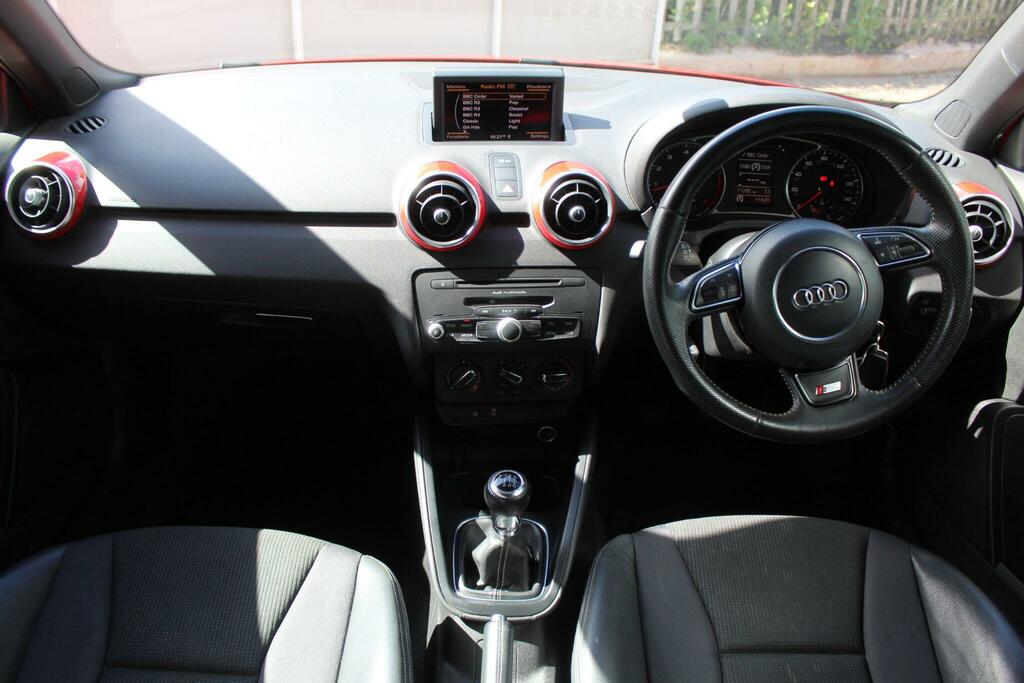 Audi A1 Hatchback PK63WCZ Red #3