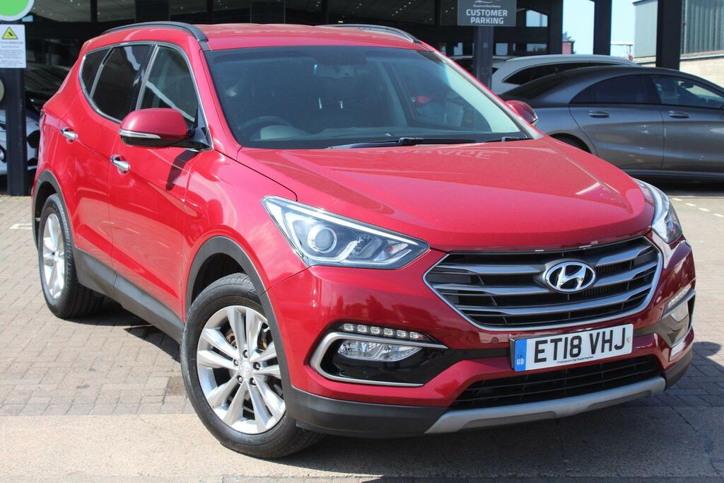 Hyundai Santa Fe Suv Red