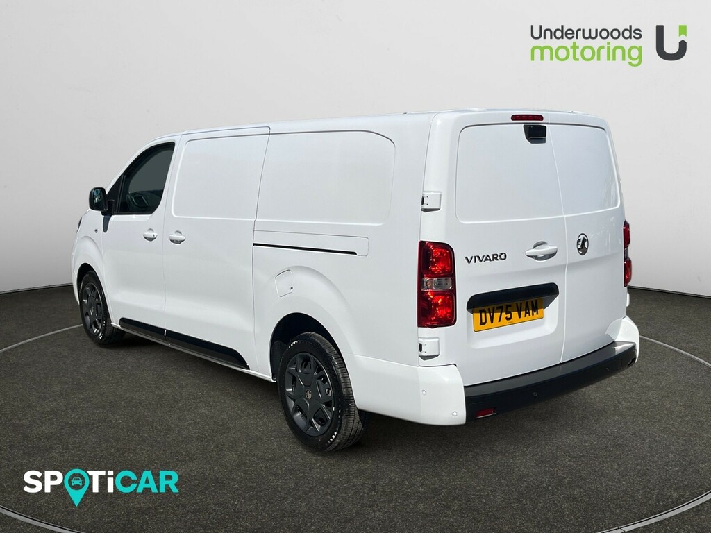 Vauxhall Vivaro 1.5 Turbo D 120Ps Pro H1 Van DV75VAM White #3