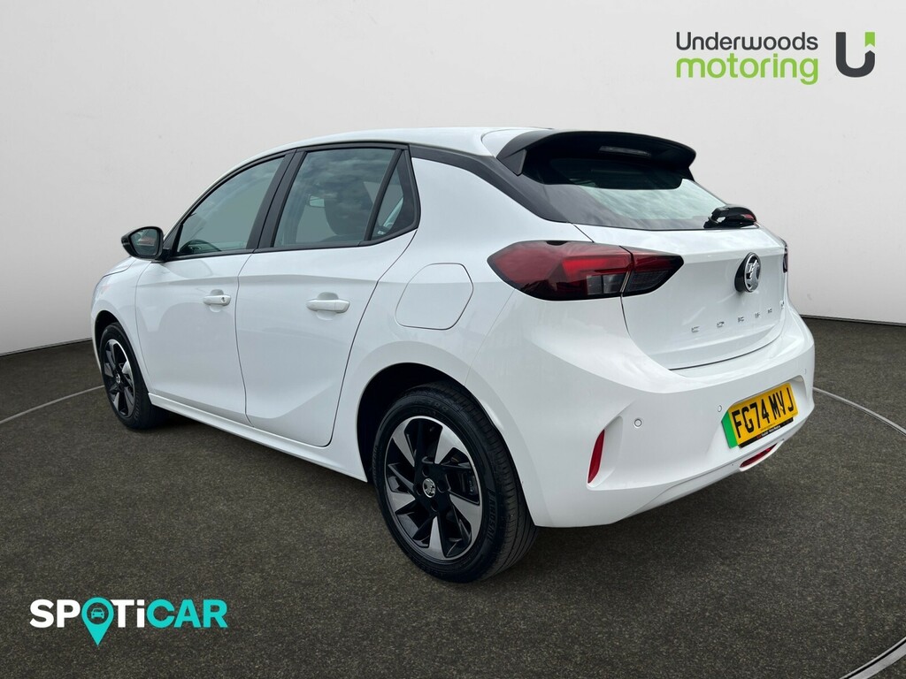 Vauxhall Corsa-e 100Kw Design 50Kwh FG74MVJ White #6