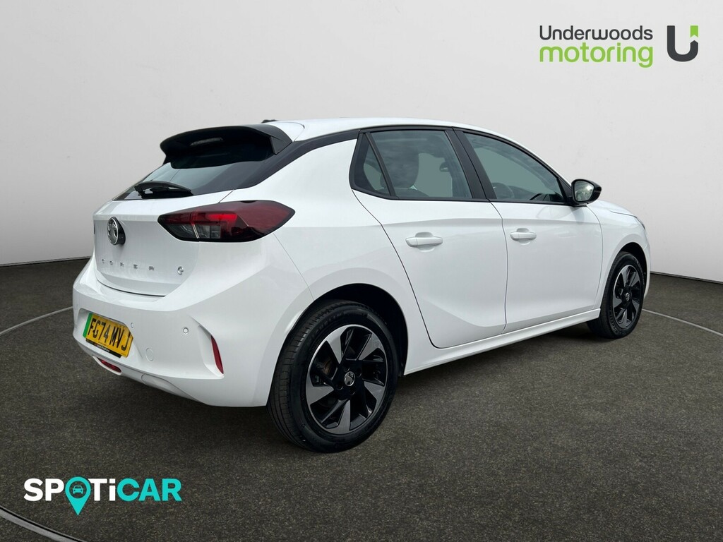 Vauxhall Corsa-e 100Kw Design 50Kwh FG74MVJ White #4