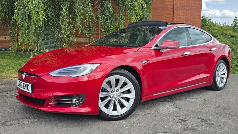 Tesla Model S 100D Dual Motor Red