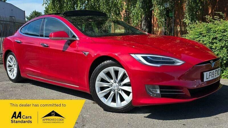 Tesla Model S 100D Dual Motor Red