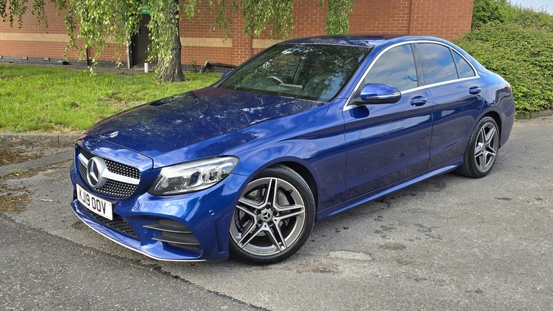 Mercedes-Benz C Class 1.5 C200 Mhev Eq KJ19OOV Blue #3