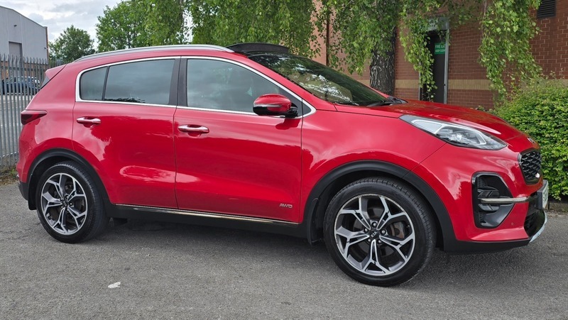 Kia Sportage 2.0 Crdi Ecodynamics Gt-line FX68TUU Red #6