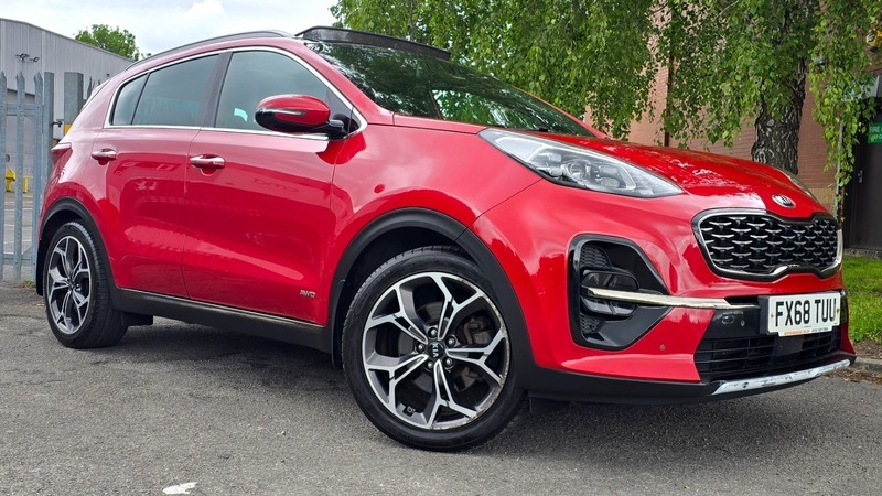 Kia Sportage 2.0 Crdi Ecodynamics Gt-line FX68TUU Red #2