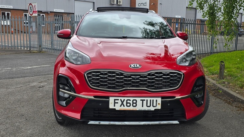 Kia Sportage 2.0 Crdi Ecodynamics Gt-line FX68TUU Red #5