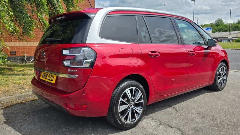Citroen C4 Picasso 1.6 Bluehdi Flair Mpv Red #3