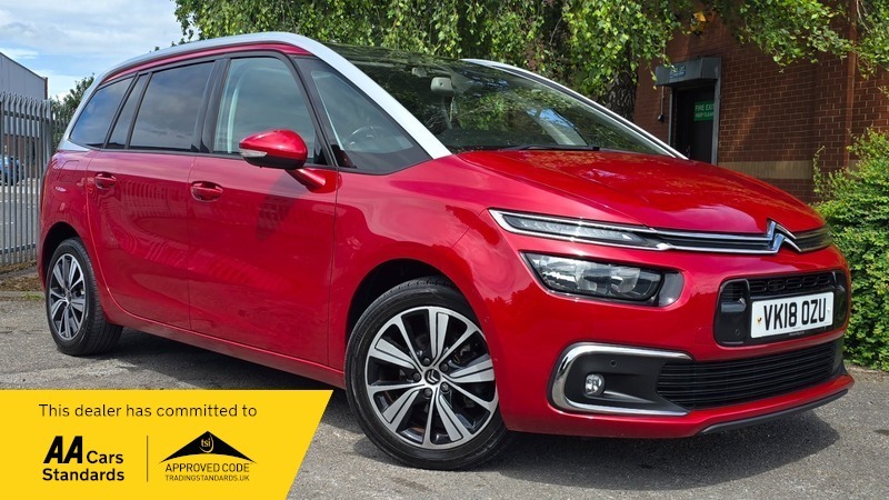 Citroen C4 Picasso 1.6 Bluehdi Flair Mpv Red #2