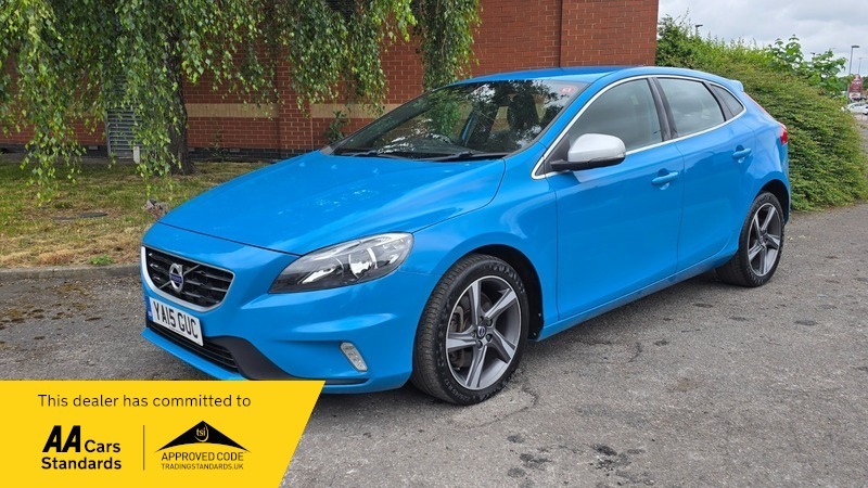Volvo V40 2.0 D4 R-design Nav YA15GUC Blue #6