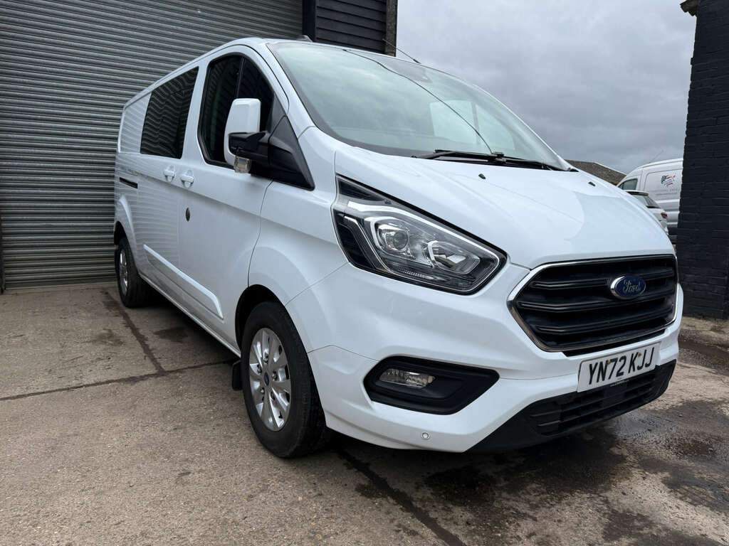 Ford Transit Custom 2.0 Transit Custom 300 Limited Ecoblue YN72KJJ White #4