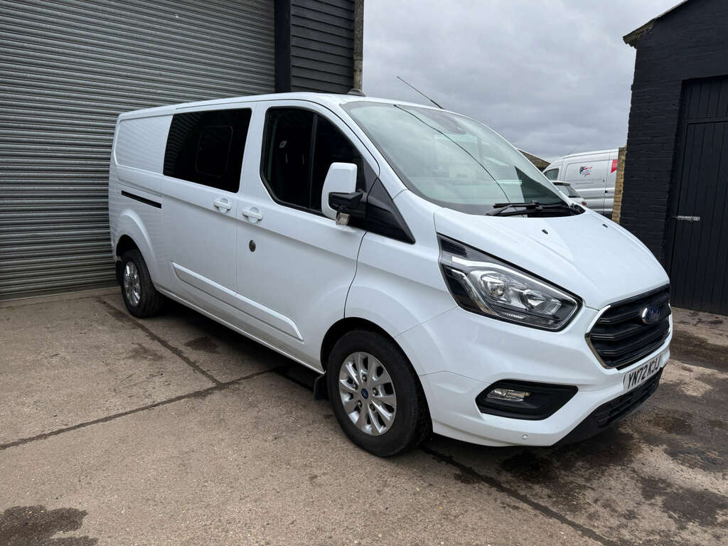 Ford Transit Custom 2.0 Transit Custom 300 Limited Ecoblue YN72KJJ White #3