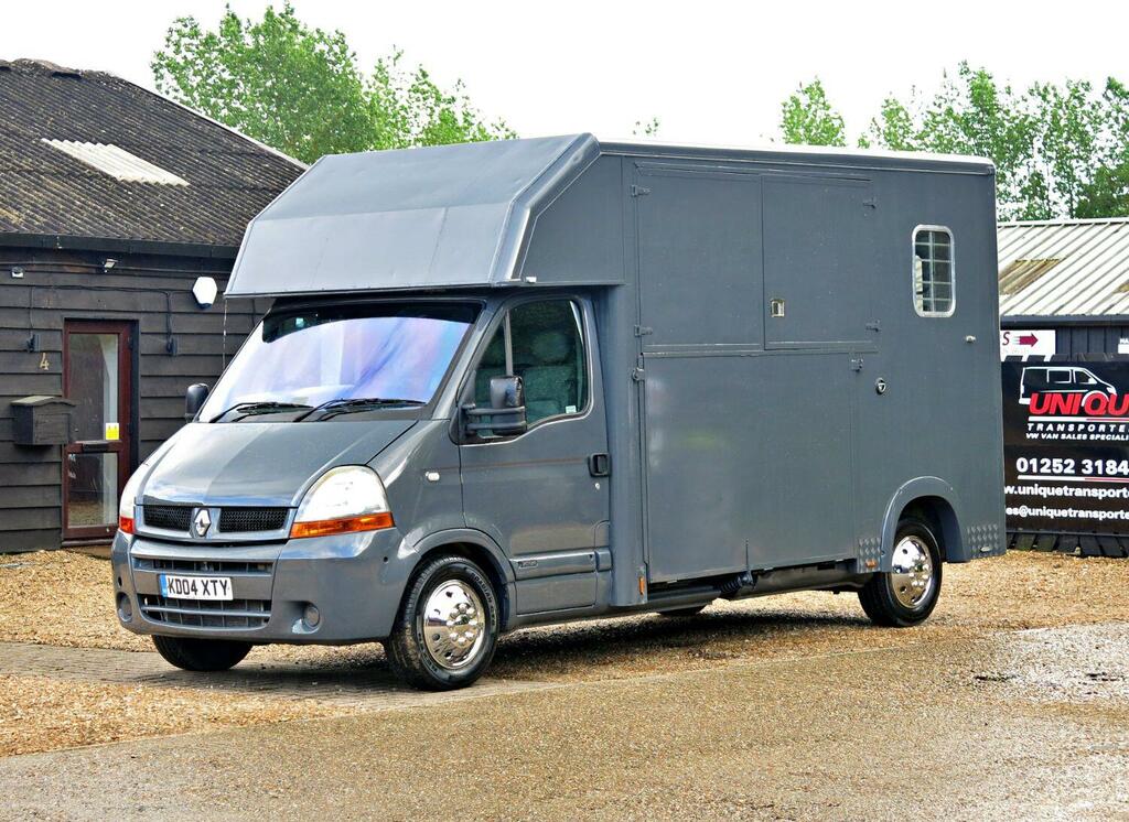 Renault Master Panel Van 2.5 Td Dci 3.5Ton Horse Box 2004 Grey
