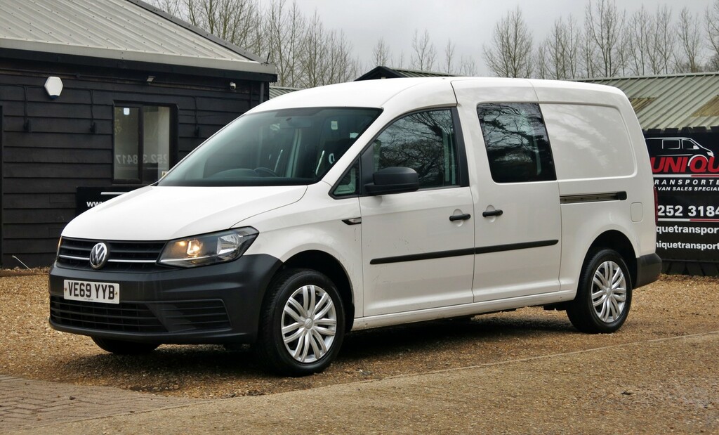 Volkswagen Caddy Maxi Combi Van Kombi Tailgate Aircon 5 Seat No Vat Twin White