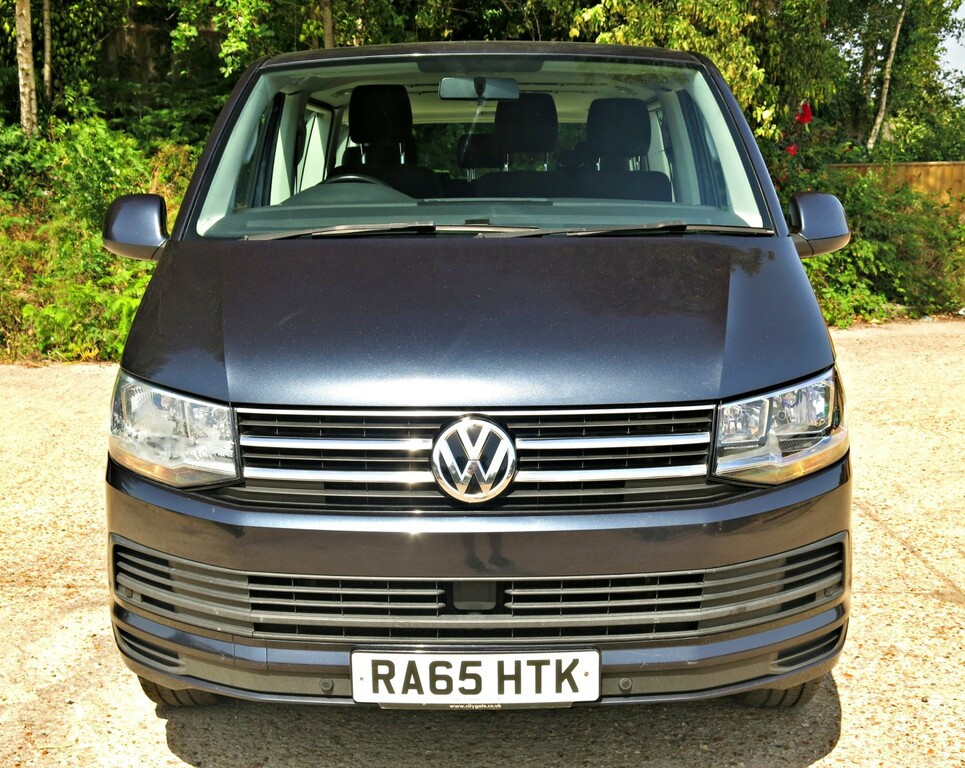 Volkswagen Transporter Shuttle Minibus T6 150Hp Se 9 Seat Lwb No Vat Euro 6 2015 Blue #3