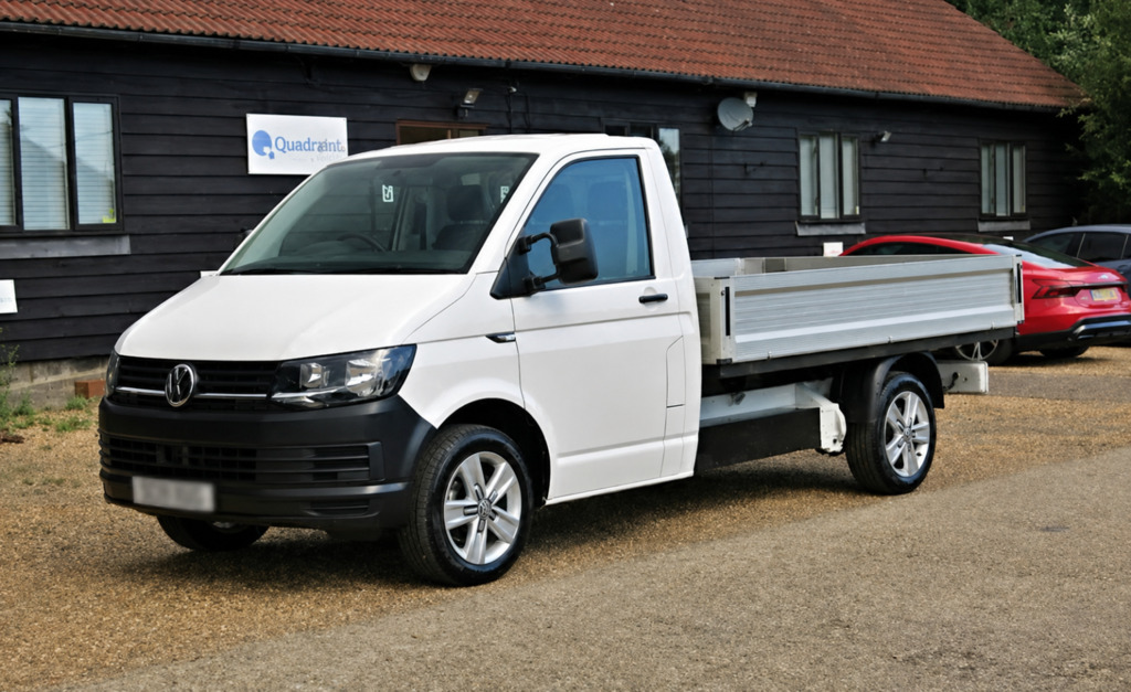 Volkswagen Transporter T6.1 110Hp Lwb Pickup Euro 6 White