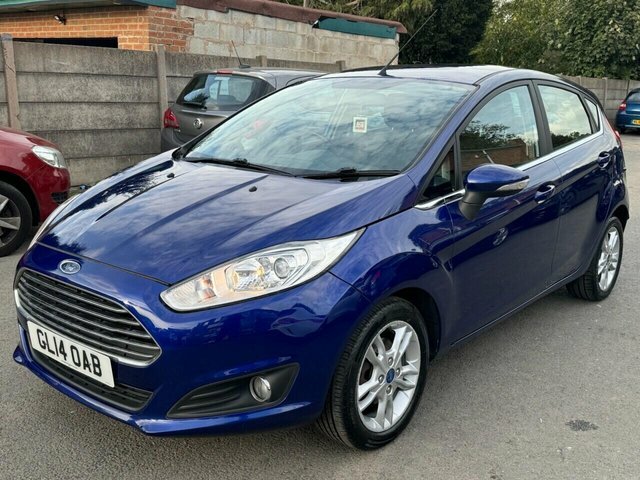 Ford Fiesta Fiesta 1.0T Ecoboost Zetec Hatchback Po GL14OAB Blue #6