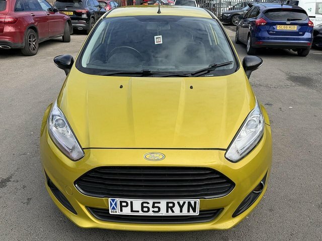 Ford Fiesta 1.0T Ecoboost Zetec Hatchback Powershif PL65RYN Yellow #4