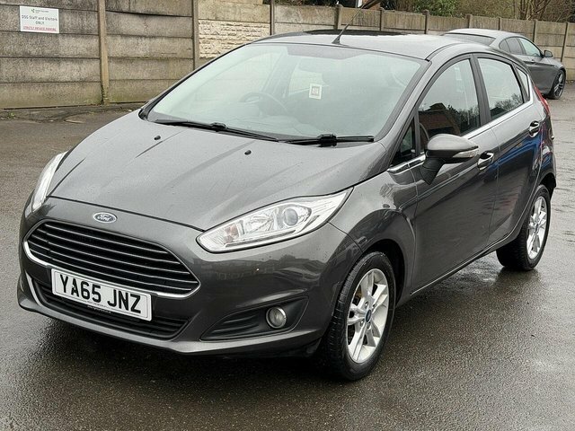 Ford Fiesta 1.0T Ecoboost Zetec Hatchback Powershif YA65JNZ Grey #6