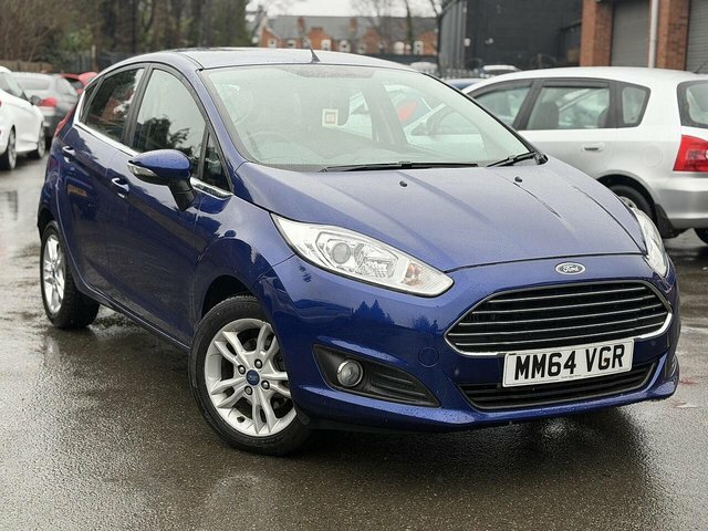 Ford Fiesta 1.0T Ecoboost Zetec Hatchback Powershif MM64VGR Blue #3