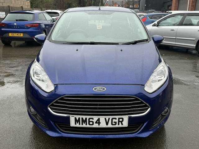 Ford Fiesta 1.0T Ecoboost Zetec Hatchback Powershif MM64VGR Blue #5