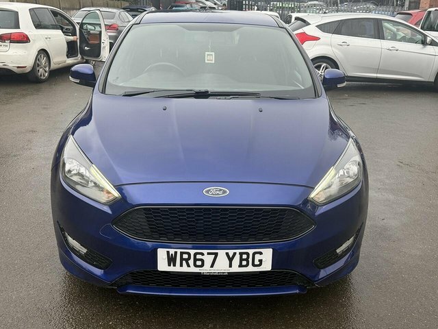 Ford Focus 1.0T Ecoboost St-line Hatchback Eu WR67YBG Blue #4