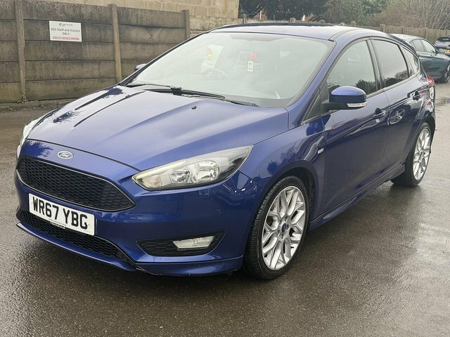 Ford Focus 1.0T Ecoboost St-line Hatchback Eu WR67YBG Blue #6