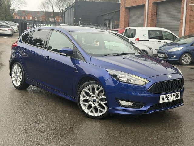 Ford Focus 1.0T Ecoboost St-line Hatchback Eu WR67YBG Blue