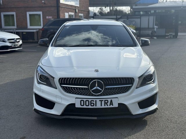 Mercedes-Benz CLA Class 2.1 Cla220 Cdi Amg Sport Coupe 7G-dct E OO61TRA White #4