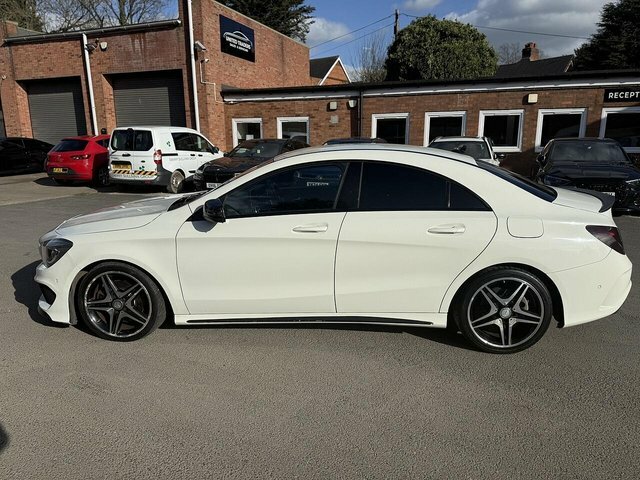 Mercedes-Benz CLA Class 2.1 Cla220 Cdi Amg Sport Coupe 7G-dct E OO61TRA White #6