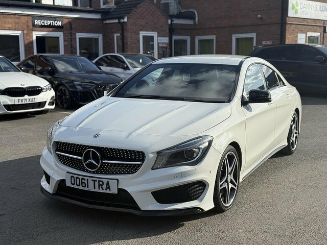 Mercedes-Benz CLA Class 2.1 Cla220 Cdi Amg Sport Coupe 7G-dct E OO61TRA White #2