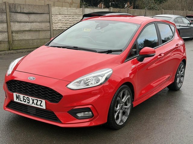 Ford Fiesta 1.0T Ecoboost Gpf St-line X Hatchback A ML69XZZ Red #6