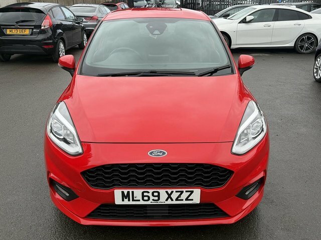 Ford Fiesta 1.0T Ecoboost Gpf St-line X Hatchback A ML69XZZ Red #5