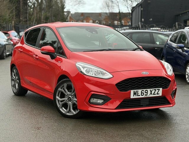 Ford Fiesta 1.0T Ecoboost Gpf St-line X Hatchback A ML69XZZ Red #3