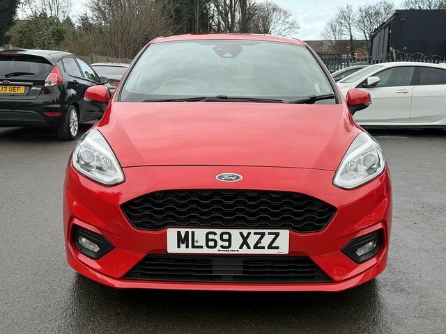 Ford Fiesta 1.0T Ecoboost Gpf St-line X Hatchback A ML69XZZ Red #4