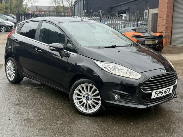 Ford Fiesta 1.0T Ecoboost Titanium Hatchback Powers FH15MFK Black