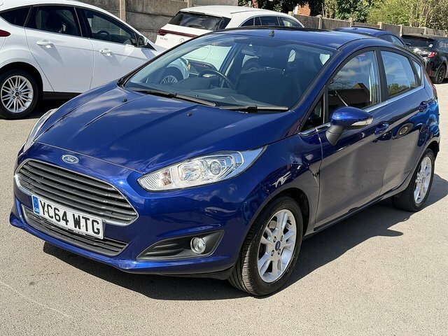 Ford Fiesta 1.0T Ecoboost Zetec Hatchback Powershif YC64WTG Blue #6