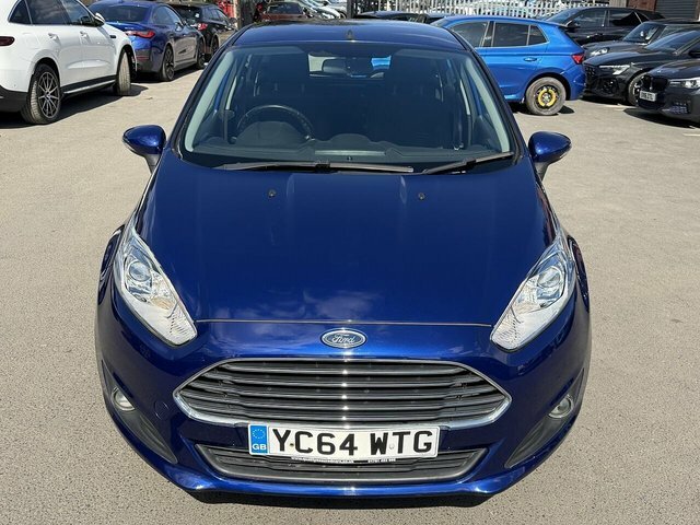 Ford Fiesta 1.0T Ecoboost Zetec Hatchback Powershif YC64WTG Blue #4