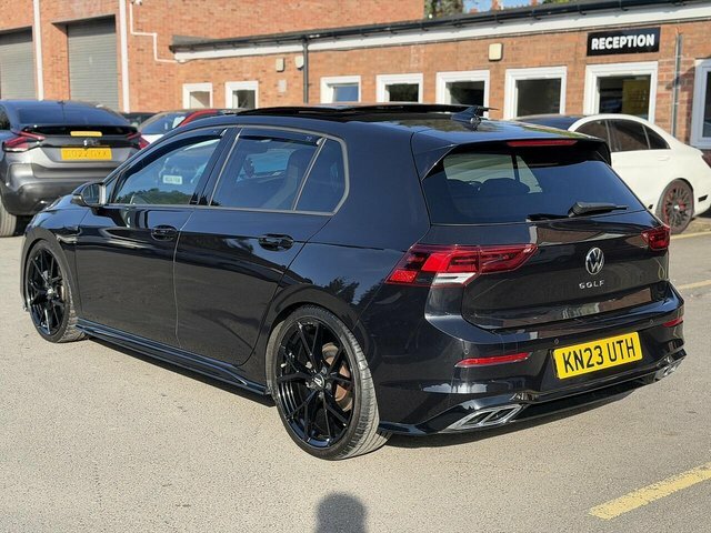 Volkswagen Golf 2.0 Tdi R-line Hatchback Dsg Euro 6 S KN23UTH Black #5