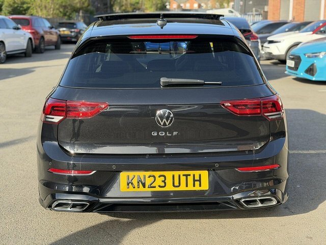Volkswagen Golf 2.0 Tdi R-line Hatchback Dsg Euro 6 S KN23UTH Black #6