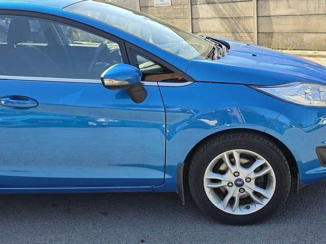 Ford Fiesta 1.0T Ecoboost Zetec Hatchback Powershif MV16DWY Blue #5