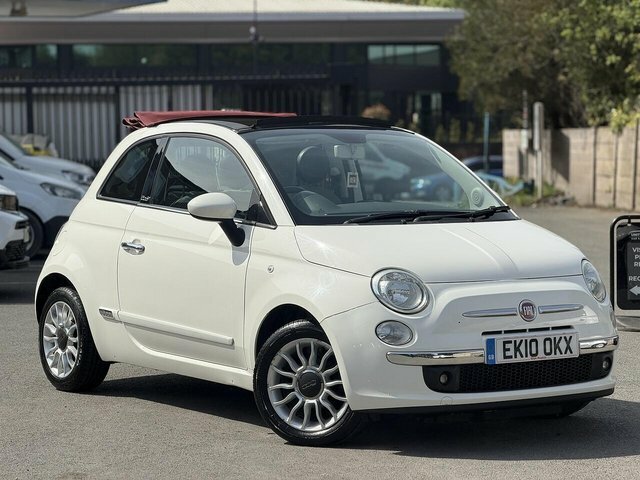 Fiat 500C 1.2 Lounge Convertible Euro 5 6 White