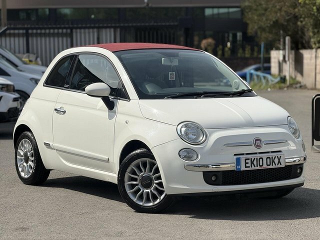 Fiat 500C 1.2 Lounge Convertible Euro 5 6 White #2