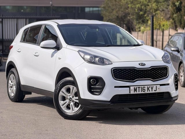 Kia Sportage 1.6 Gdi 1 Suv Euro 6 130 Bhp MT16KYJ White