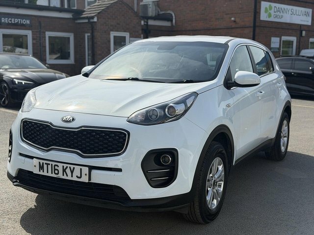 Kia Sportage 1.6 Gdi 1 Suv Euro 6 130 Bhp MT16KYJ White #5