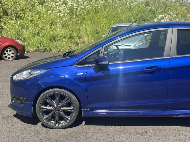 Ford Fiesta 1.0T Ecoboost St-line Hatchback LC66YXN Blue #6