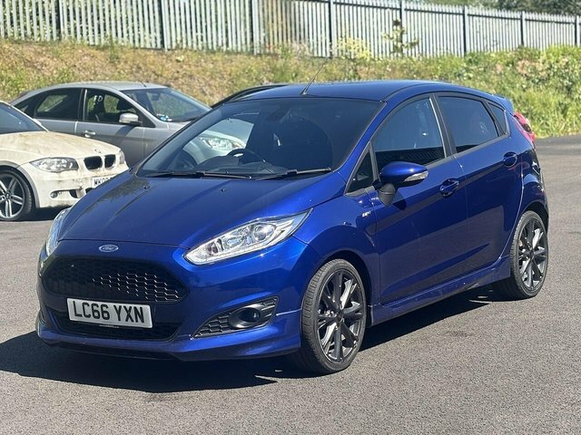 Ford Fiesta 1.0T Ecoboost St-line Hatchback LC66YXN Blue #3